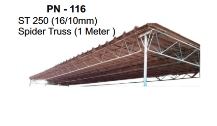 [PN-116] ST 250 (16/10mm) Spider Truss (1m)