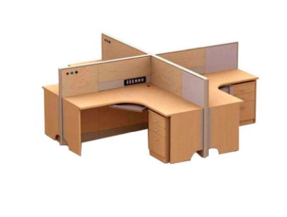 [PN-130] 4 Piece Work Station Table