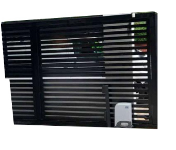 [PN-163] Sliding Gate with Tubular Panels