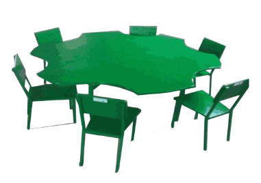 [PN-191] Children's Gear Table (only) - 6 seater