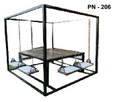[PN-206] Outdoor Garden Dinning 8 Swing Seater Booth