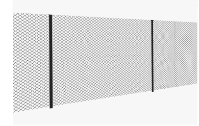 [PN-209] Garden Wire Fence With Poles