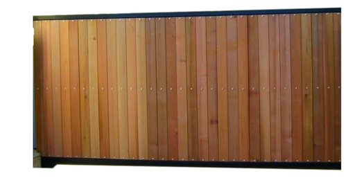 [PN-219] Sliding Gate - Wood Panelled